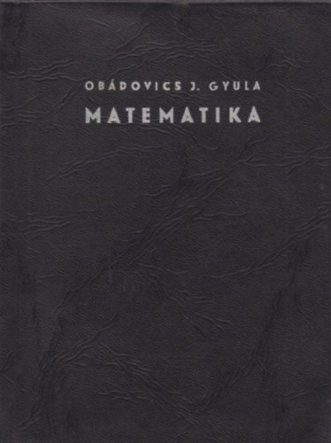 Obdovics J. Gyula - Matematika
