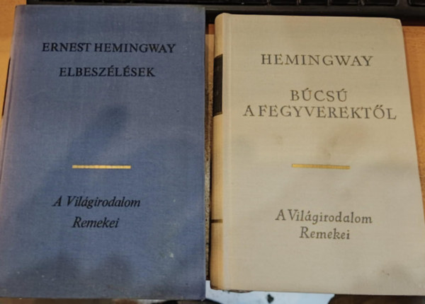 2 db Ernest Hemingway: Bcs a fegyverektl + Elbeszlsek