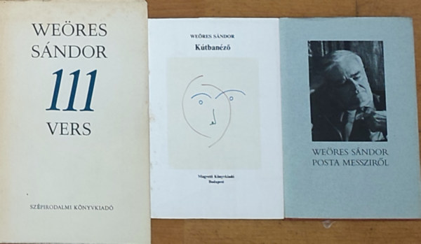 3db Weres Sndor ktet - 111 vers, Posta messzirl, Ktbanz