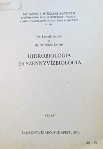 Hidrobiolgia s szennyvzbiolgia (kzirat)