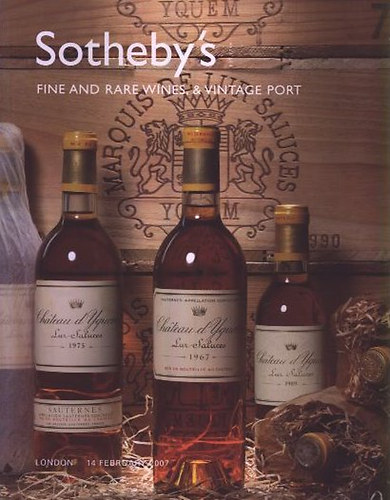 Sotheby's: Fine and rare  wines & vintage port (London 14 February 207)