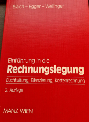 Einf�hrung die Rechnungslegung