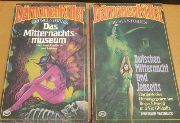 2 db Damonen-Killer Gruselstories: Das Mitternachts-museum (35) + Zwischen Mitternacht und Jenseits (49)