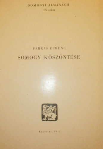 Somogy k�sz�nt�se