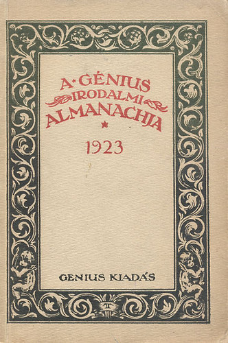 A G�nius irodalmi almanachja 1923
