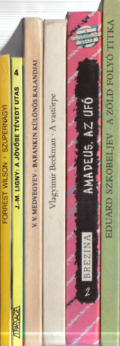 6 db. ifj�s�gi sci-fi: Szupernagyi + A j�v�be t�vedt utas + Barankin k�l�n�s kalandjai + A vast�rpe + Amadeus, az UF� + A z�ld foly� titka