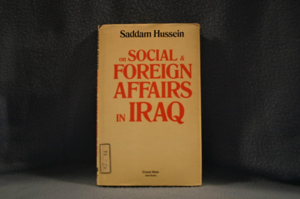 Saddam Hussein - Social and foreign affairs in Iraq