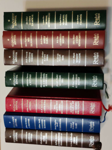 7 Darab Reader's Digest v�logatott k�nyvek egyben