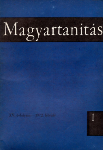 Magyartants 1972/1-6. szm (Teljes vfolyam)