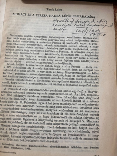 Mohcs s a Perzsa hadba lps elmaradsa