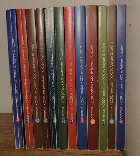 Az Adoremus c�m� kereszt�ny foly�irat teljes 2020-as �vfolyama