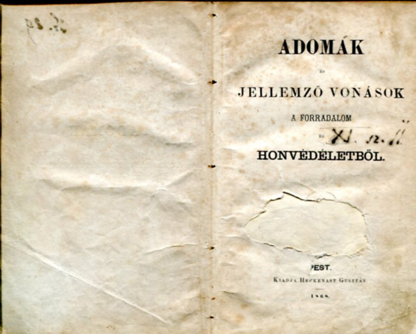 Adom�k - jellemz� von�sok  (A forradalom �s honv�d�letb�l)