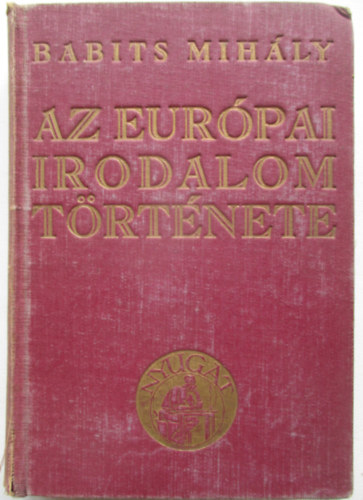 Az eur�pai irodalom t�rt�nete