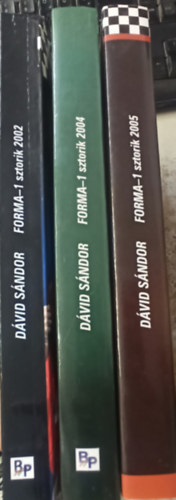 3 db Forma-1 sztorik: 2002 +2004 +2005