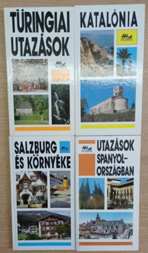 4 db a Panorma tknyvek sorozatbl: Tringiai utazsok - Katalnia - Salzburg s krnyke - Utazsok Spanyolorszgban