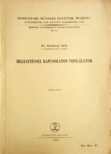 Fejezetek a hegesztett szerkezetek szil�rds�gtan�b�l