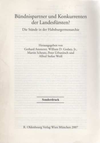 Poór János - Kontroversen um das strittige Verhältnis zwischen königlicher Macht und ständischen Rechten in Ungarn an der Wende vom 18. zum 19. Jahrhundert