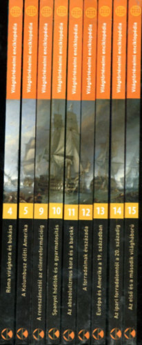 9 db Vilgtrtnelmi enciklopdia (4-5 s 9-15)