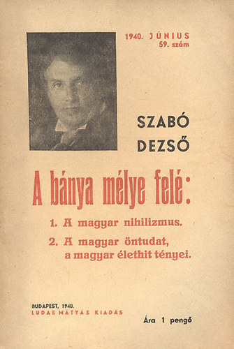 A b�nya m�lye fel�