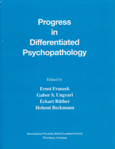 Progress in Differentiated Psychopathology