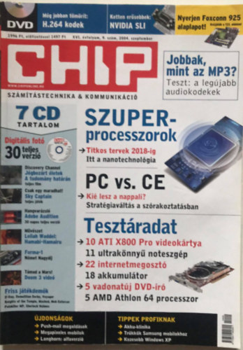 Chip magazin XVI. vfolyam 9. szm, 2004. szeptember