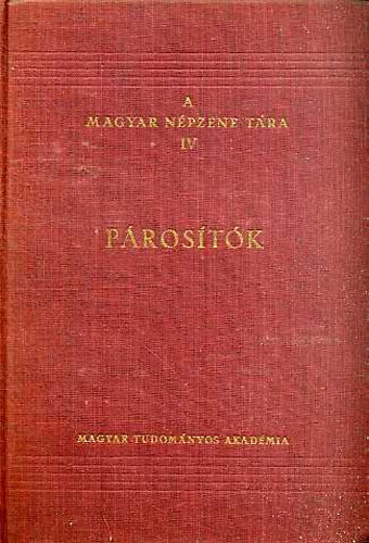 A magyar npzene tra IV.: Prostk