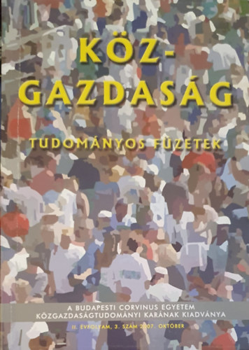 Kzgazdasg - Tudomnyos fzetek II. vf. 3. szm 2007. okt.