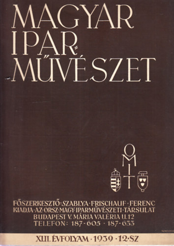 Magyar iparmvszet 1939/12. szm
