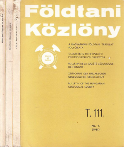 Fldtani Kzlny 1981/1-4. (3 ktetben)