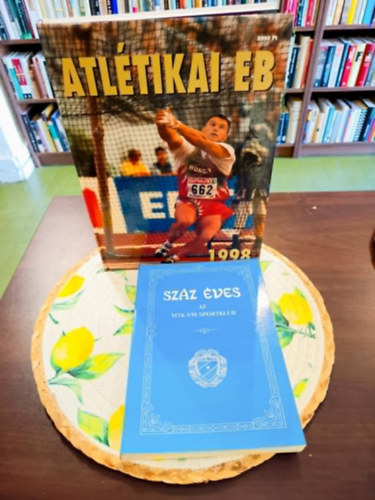 Sport k�nyvcsomag 2 darabos: Sz�z �ves az MTK-VM Sportklub, Atl�tikai EB 1998