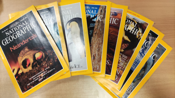 National Geographic 1996 January-February-March-April-September-October-November-December (8 db sz�rv�nysz�m)