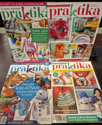 4 db Praktika magzin (sz�rv�nysz�mok): 2019. m�jus XXIII.�vf. 5. sz�m, 2015. j�lius XIX. �vf. 7. sz�m, 2020. m�jus XXIV. �vf. 5. sz�m, 2009. janu�r XIII. �vf. 1. sz�m