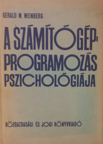 A szmtgp-programozs pszicholgija