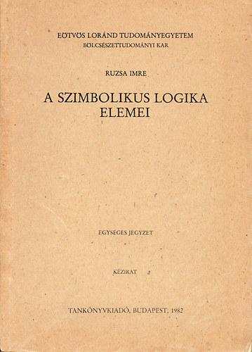 A szimbolikus logika elemei