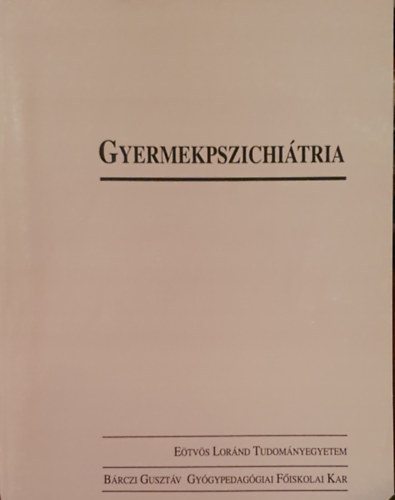 Gyermekpszichitria