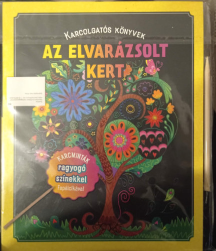 Az elvar�zsolt kert- karcolgat�s k�nyvek (fap�lcik�val)