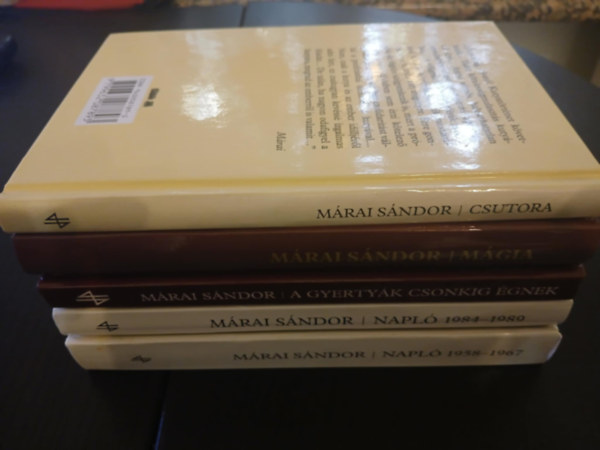 A gyertyk csonkig gnek + Mgia + Csutora + Napl 1984-1989 + Napl (1958-1967) 5db