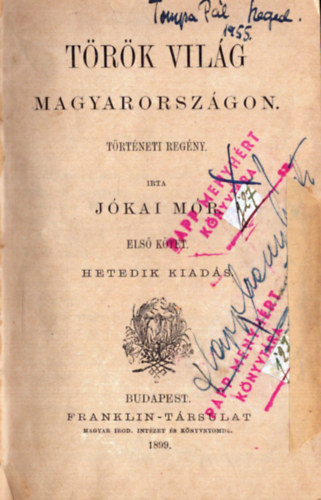 Jkai Mr - Trk vilg Magyarorszgon I-II. (egybektve)