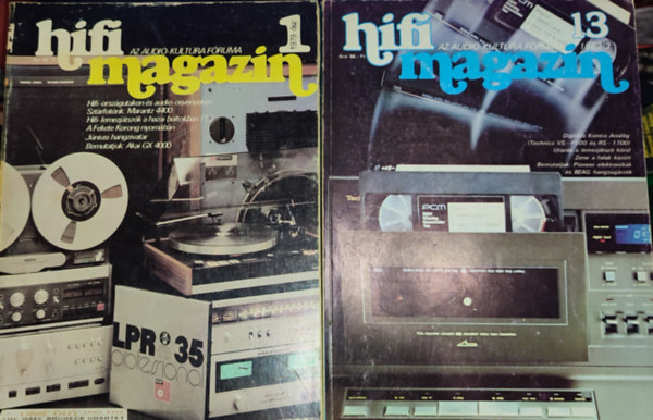 2db Hifi Magazin - Darvas Lszl (szerk.) - Hifi Magazin 1979. sz-1.; Hifi Magazin 1983/3.-13.