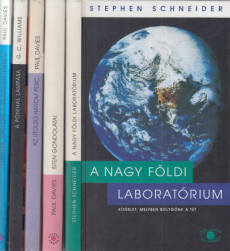 5 db Vil�g-Egyetem: A nagy f�ldi laborat�rium + Isten gondolatai + Az utols� h�rom perc + A p�nihal l�mp�sa + Egyed�l vagyunk a vil�gegyetemben?