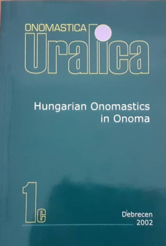 Nyirkos Istvn, rdg Ferenc Hoffmann Istvn - Onomastica Uralica 1c