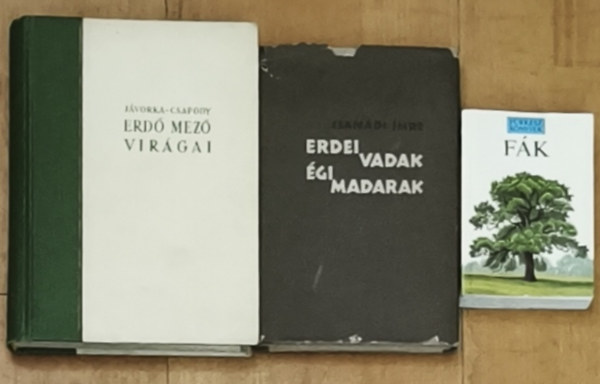 2db erd�-mez� �l�l�nyeivel kapcsolaos m� + aj�nd�k F�rk�sz K�nyv (�sszesen 3db k�nyv) - Erd� mez� vir�gai, Erdei vadak, �gi madarak + F�rk�sz K�nyvek-F�k