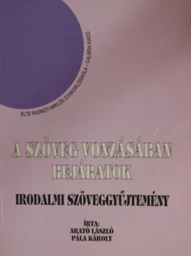 A szveg vonzsban bejratok - Irodalom - Elte Radnti Mikls Gyakorliskola