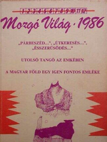 P.Szűcs Julianna főszerkesztő - Mozgó Világ 1986/november