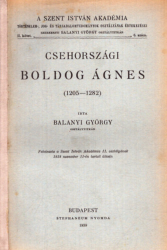 Csehorszgi Boldog gnes (1205-1282)
