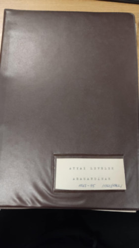 Atyai levelek Aramandnak 1963-75 /1960/ /1962/