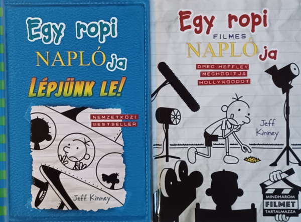 Egy ropi filmes naplja + Egy ropi naplja 12. - Lpjnk le! (2  m)