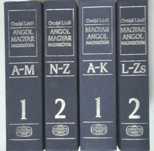 Magyar-Angol Nagysz�t�r I-II. �s Angol Magyar Nagysz�t�r I-II.