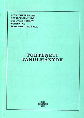 Trtneti tanulmnyok I. (1992)