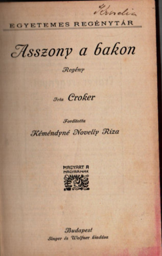 Asszony a bakon